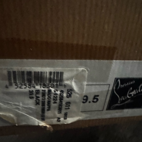 Christian Louboutin Black Lace-Up Over-the-Knee Pointed-Toe Boots - Picture 11 of 11